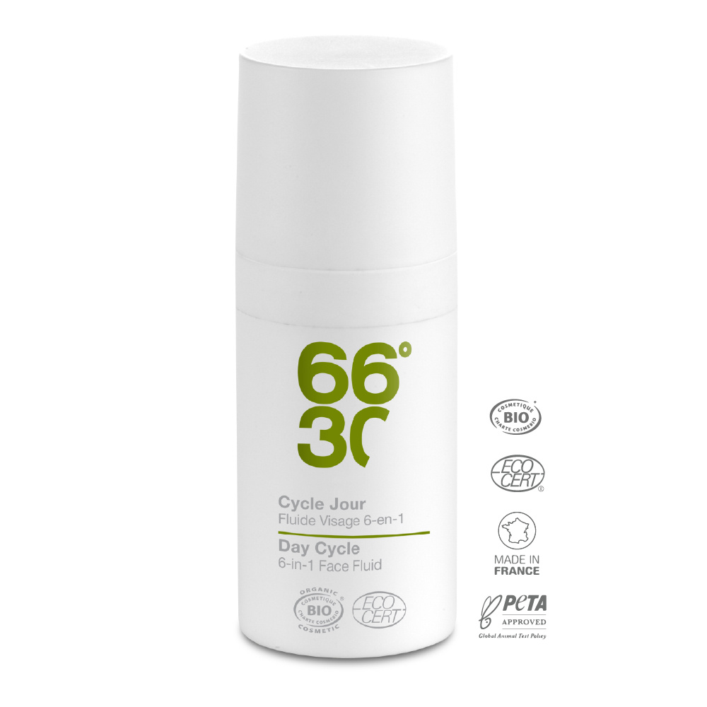 66°30 Fluide visage 6-en-1 ultra-hydratant Voyage Crème hydratante
