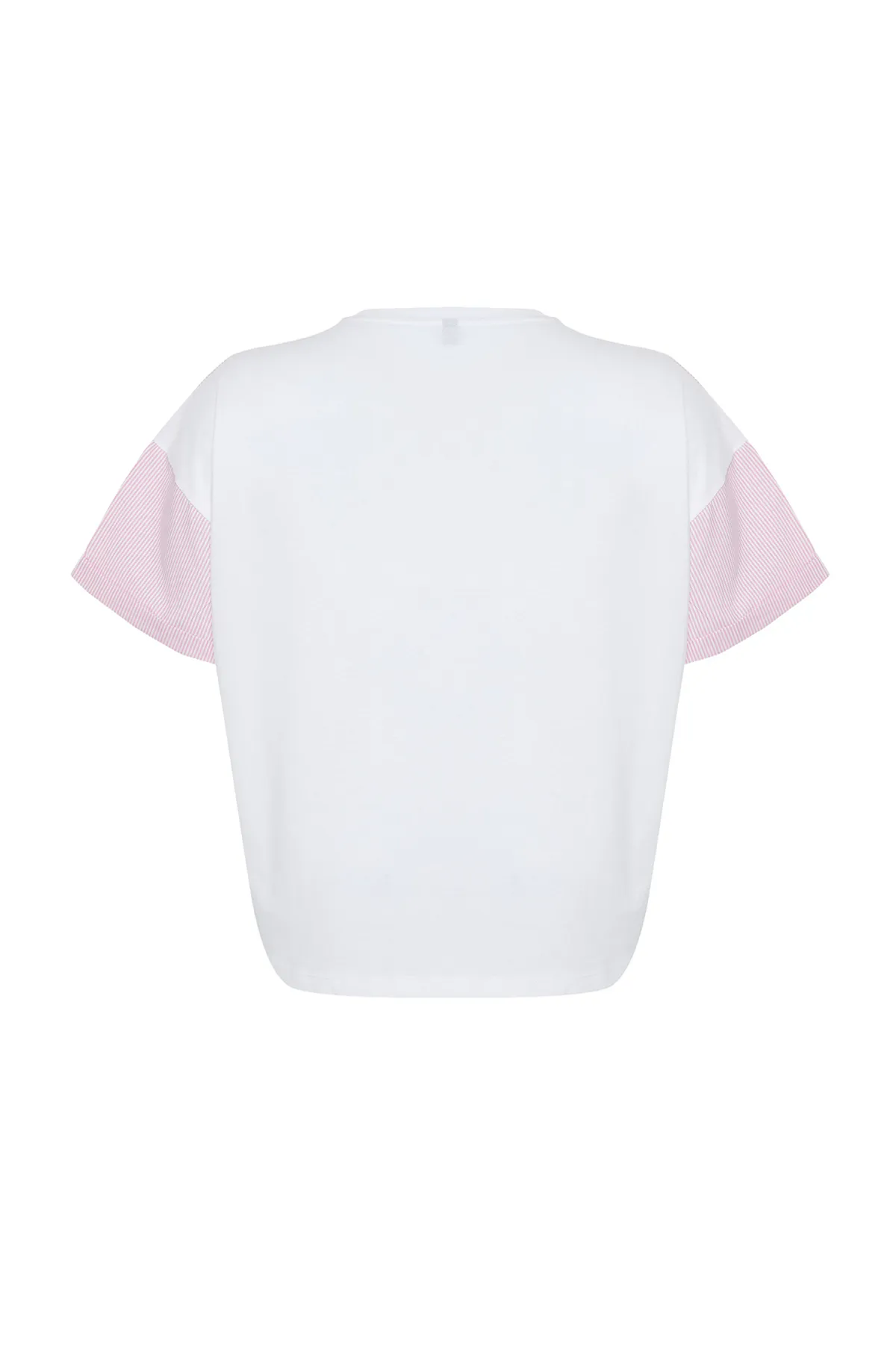 Trendyol Curve  Große Größen in T-Shirt - Rosa - Oversized