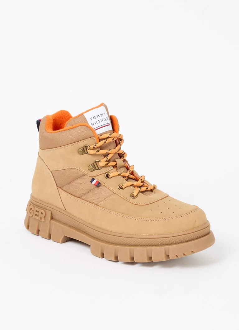 Pantofi cu șireturi și logo Tommy Hilfiger