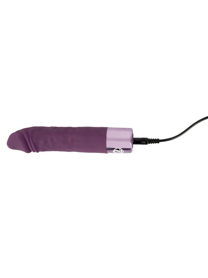 Elegant Series Vibrator Realistic Vibe in lila günstig kaufen 14,3 cm