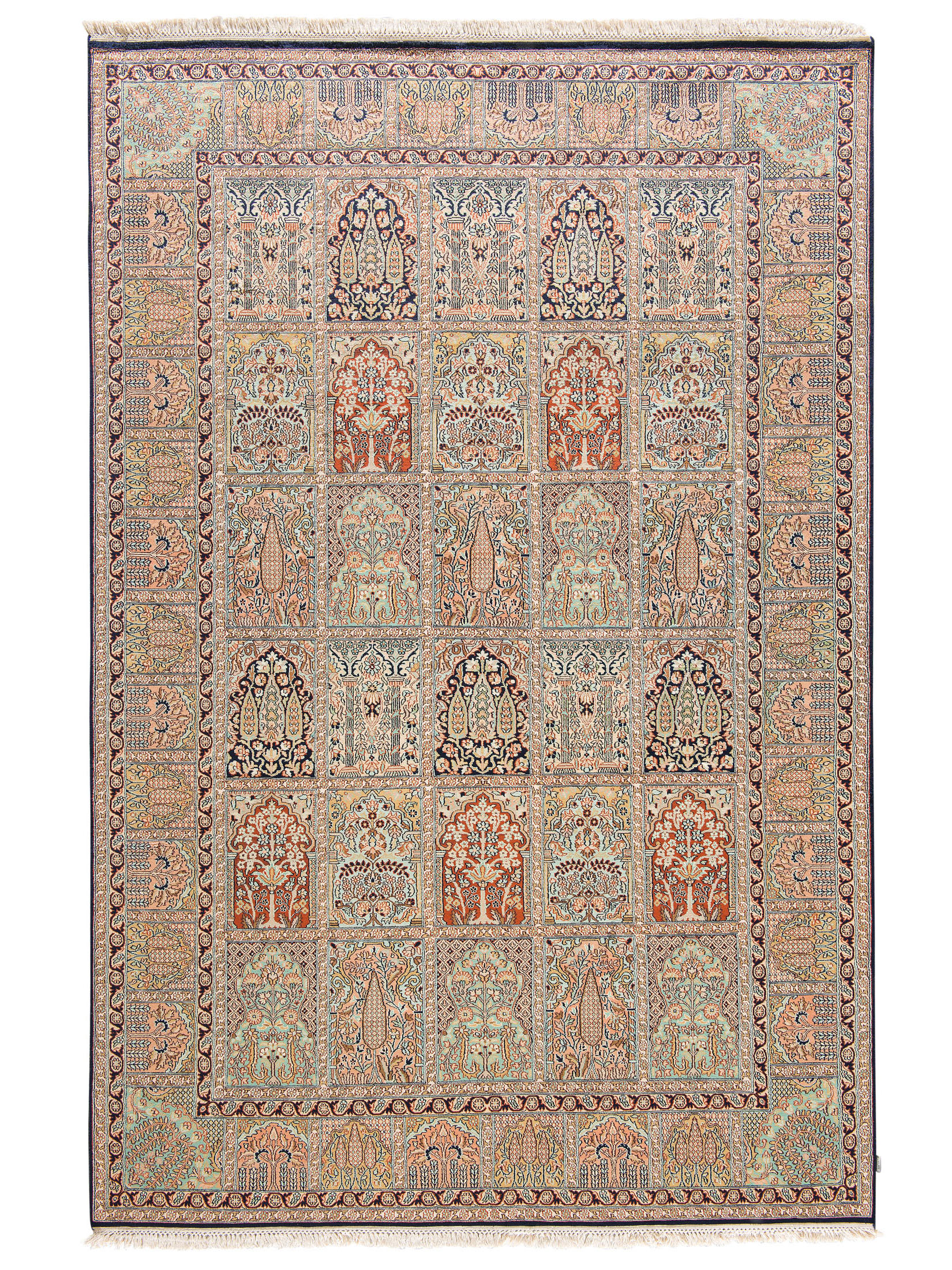 Kaschmir Seide 16/16 ca. 184 x 274 cm, Unikat / Einzelstück
