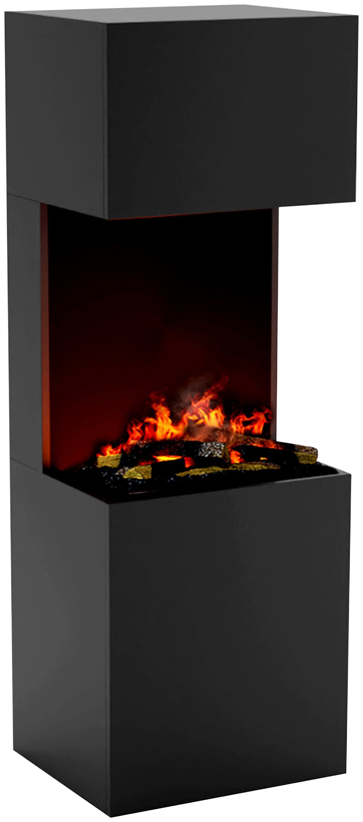 GLOW FIRE Elektrokamin Beethoven, Wasserdampfkamin mit 3D Feuer mit integriertem Knistereffekt