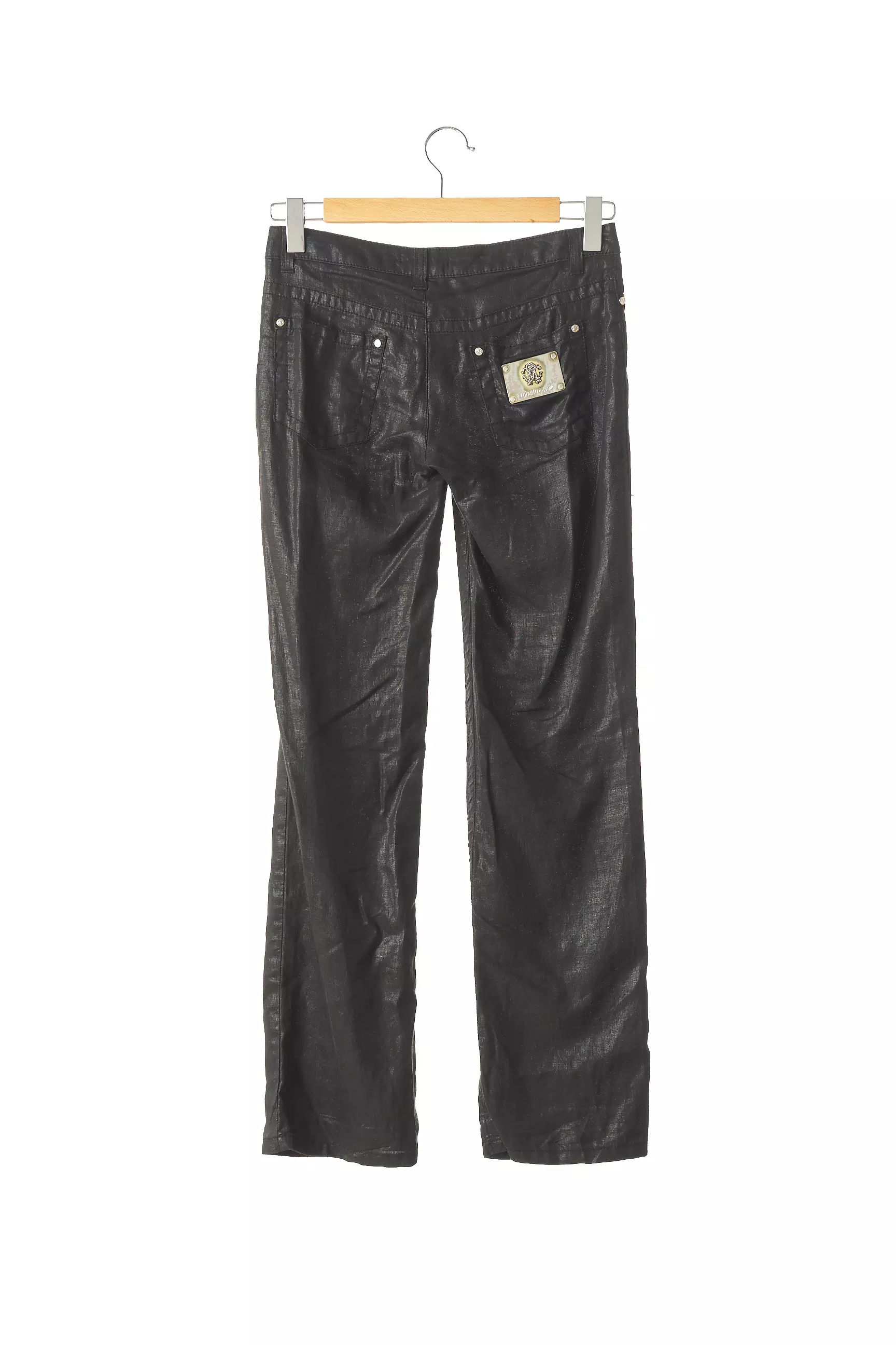 Roberto Cavalli Pantalons Droits Femme couleur noir