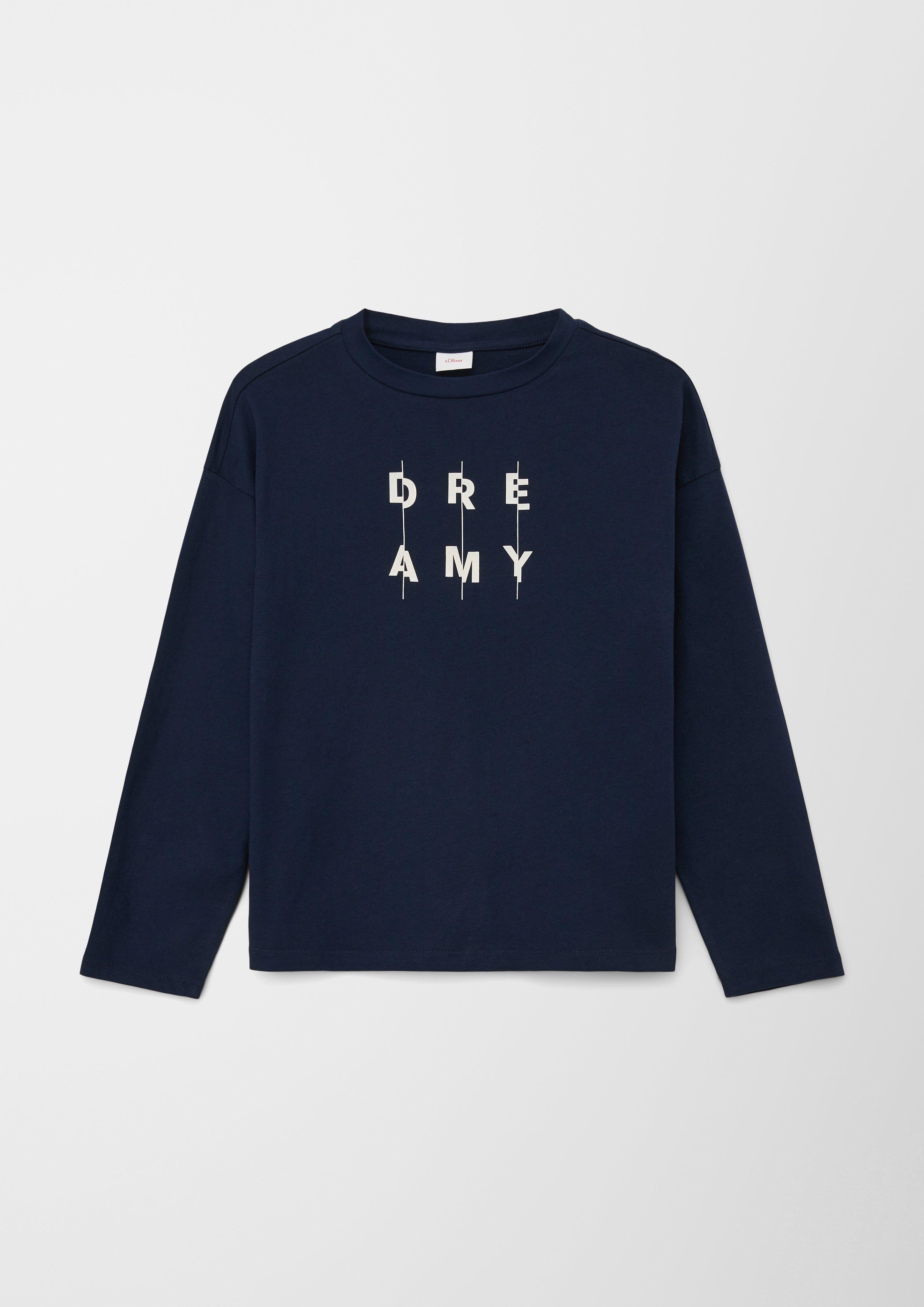 Longsleeve mit gummiertem Frontprint  2119771-5952