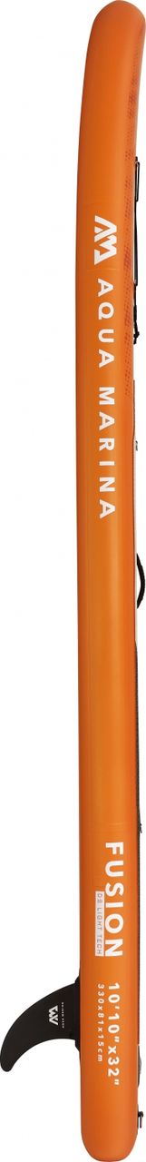 PureHaven Aqua Marina All-Around SUP Board 330x81cm Reißverschlussrucksack Double Action-Pumpe LIQUID AIR Paddel Einschub-Mittelfinne Sicherheitsleine Orange