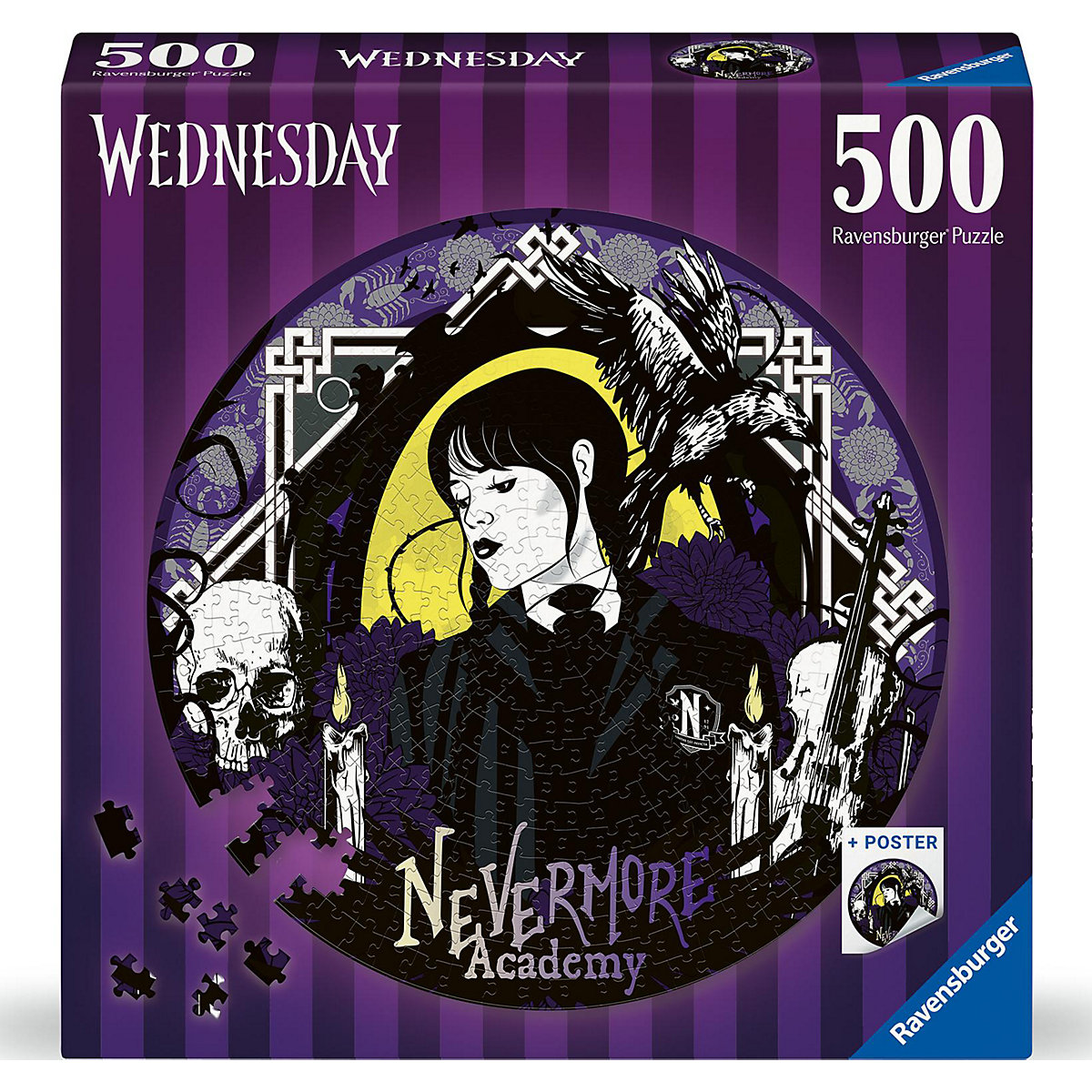 Rundpuzzle Wednesday, 500 Teile