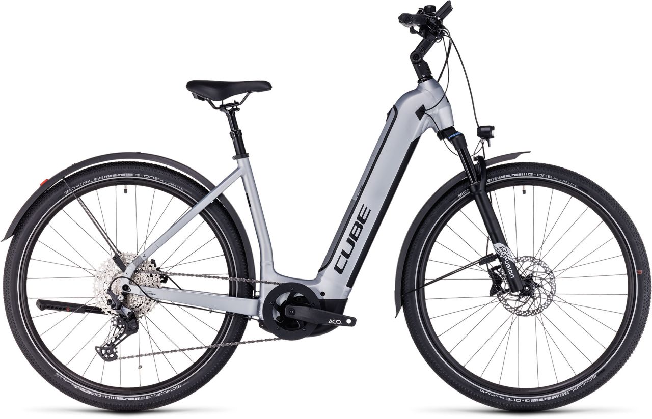 Cube Nuride Hybrid EXC 625 Allroad Easy Entry polarsilver´n´black kaufen | Bike-Discount