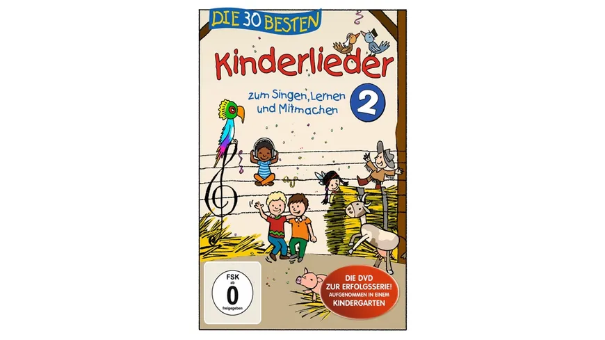 Die 30 Besten Kinderlieder 2 (DVD)