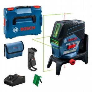 Bosch Blue 0601066H00 GCL 2-50 CG Kombinationslaser med punktlaser og linjelaser 12 V 2,0 Ah + roterende holder RM2 + loftklemme i L-BOXX