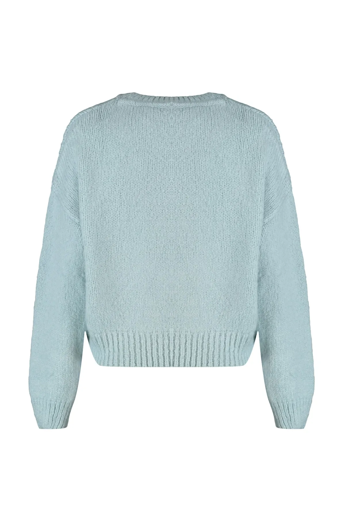 Trendyol Collection  Mintfarbener, weicher, strukturierter Basic-Strickpullover mit weiter Passform TWOAW23KZ00185