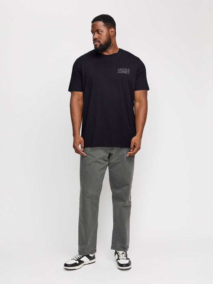 JACK & JONES PLUS T-shirt in Black günstig kaufen
