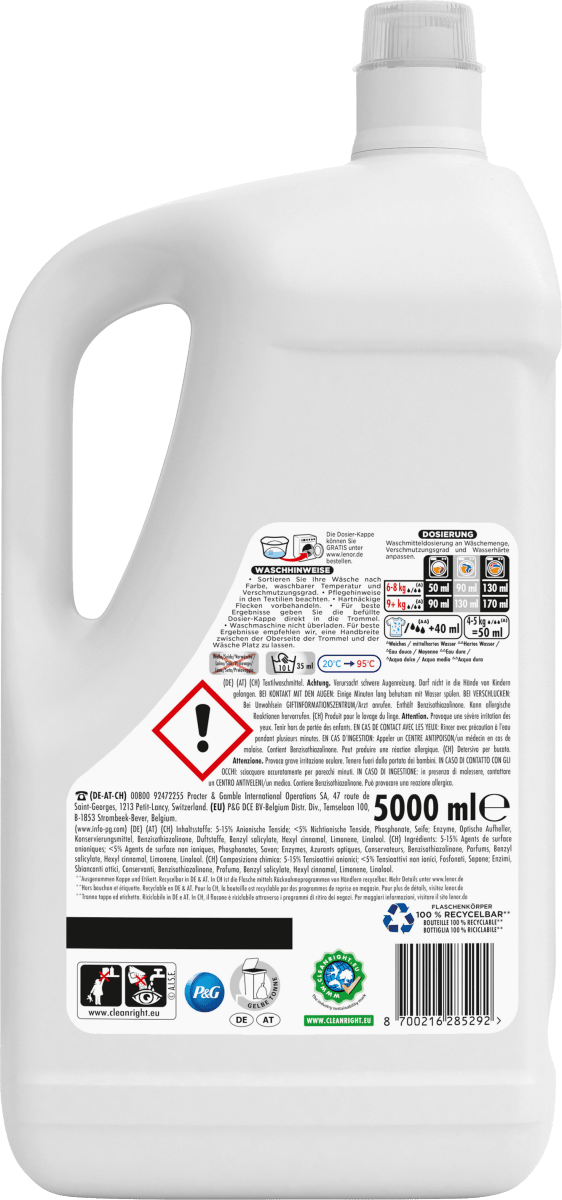 Waschmittel Universal flüssig Aprilfrisch 100WL, 5 l