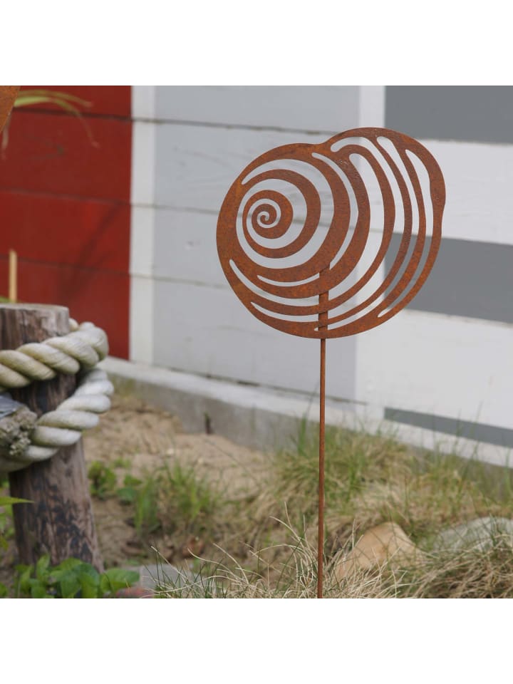 UNUS Gartenstecker Rost Muscheln in Braun günstig kaufen