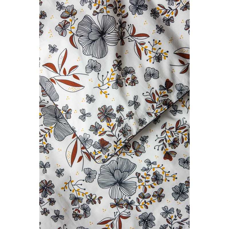 Housse de Couette Coton Bio pour lit bébé Flora