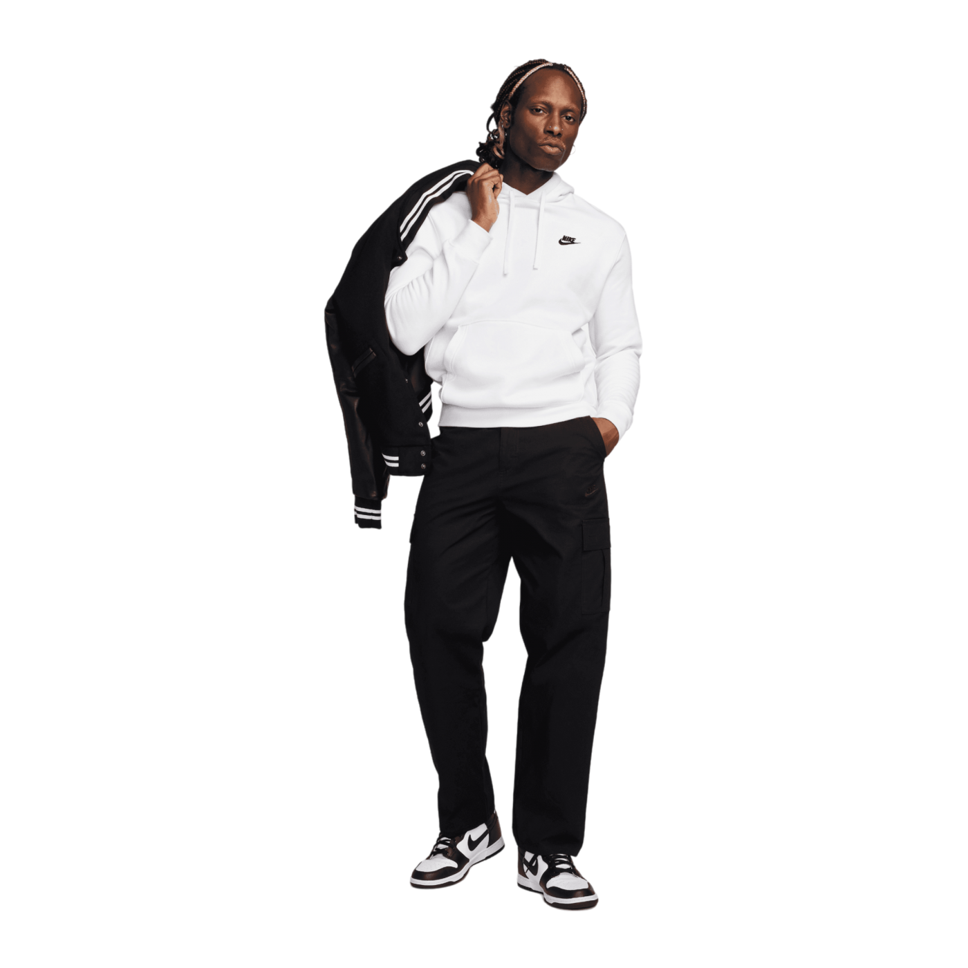 Nike Club Cargo Jogginghose Schwarz F010