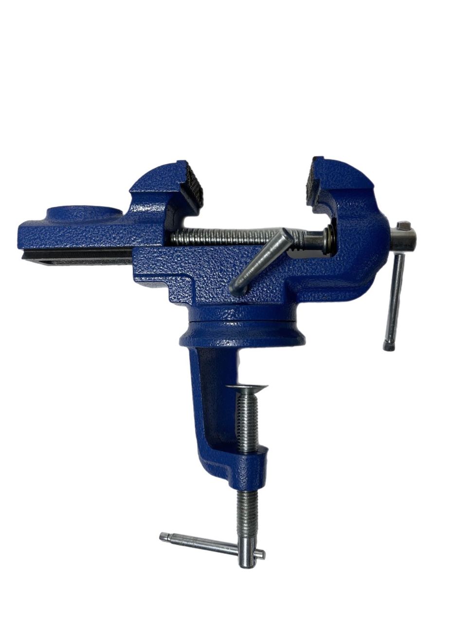 Vago-Tools Schraubstock Tischschraubstock 50mm mini drehbar 360° Werkbankschraubstock