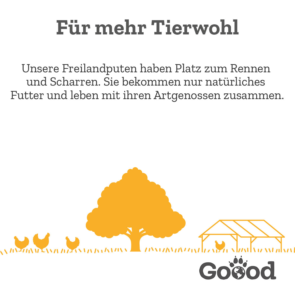 Goood Adult Freiland-Pute günstig kaufen bei ZooRoyal