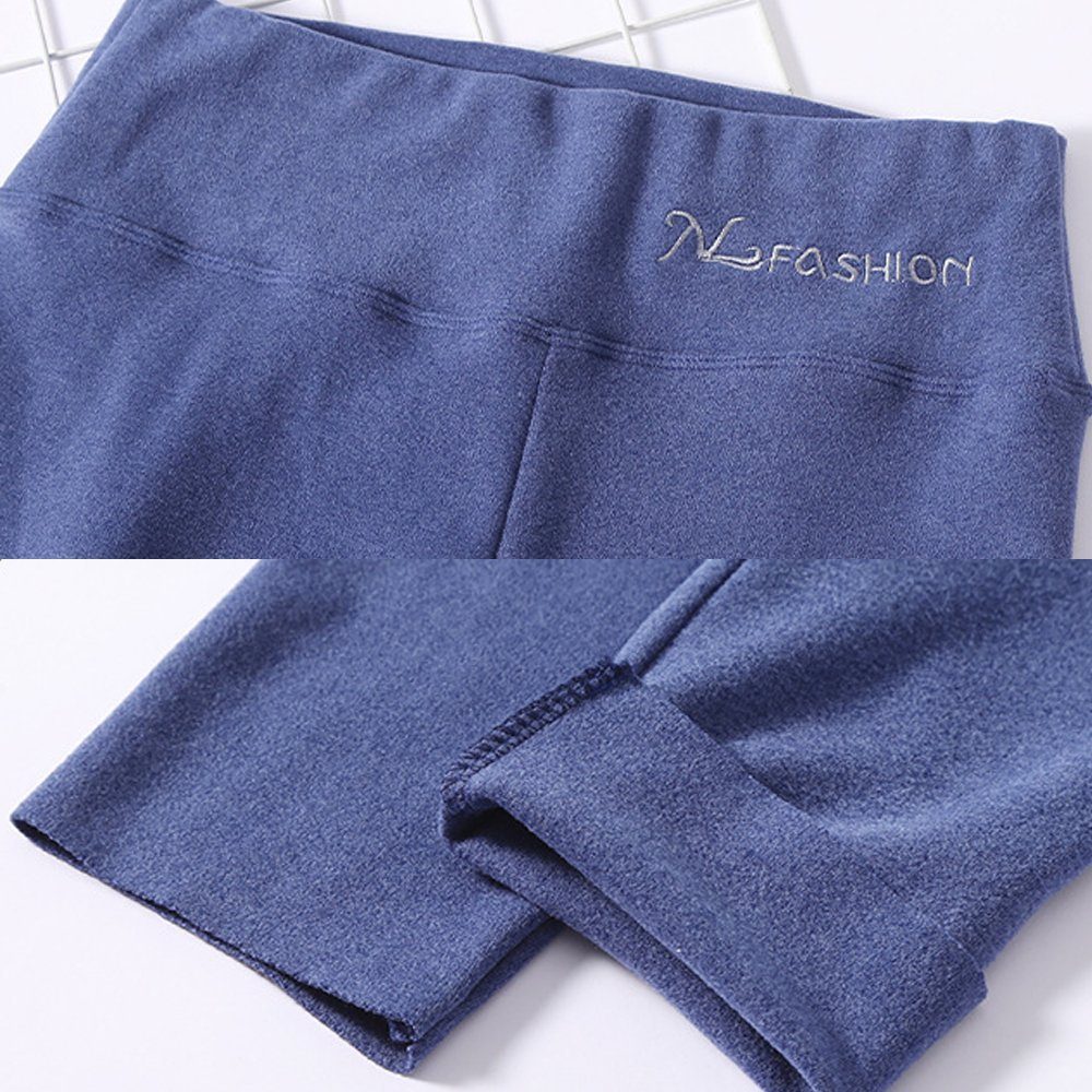 FYLA Thermoleggings Thermohose Damen Herbst- und Winterhose Innenbekleidung Leggings (1-tlg) Einfarbig, warm, hohe Taille, Leggings, Thermohose