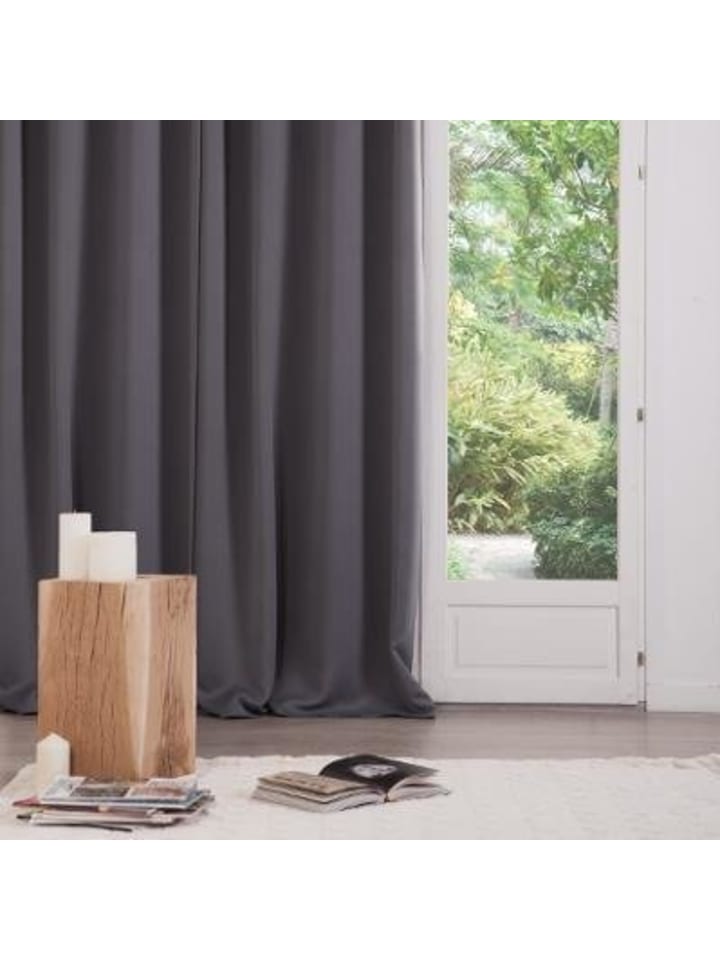 Atmosphera Créateur d'intérieur Vorhänge in anthrazitfarben günstig kaufen onesize