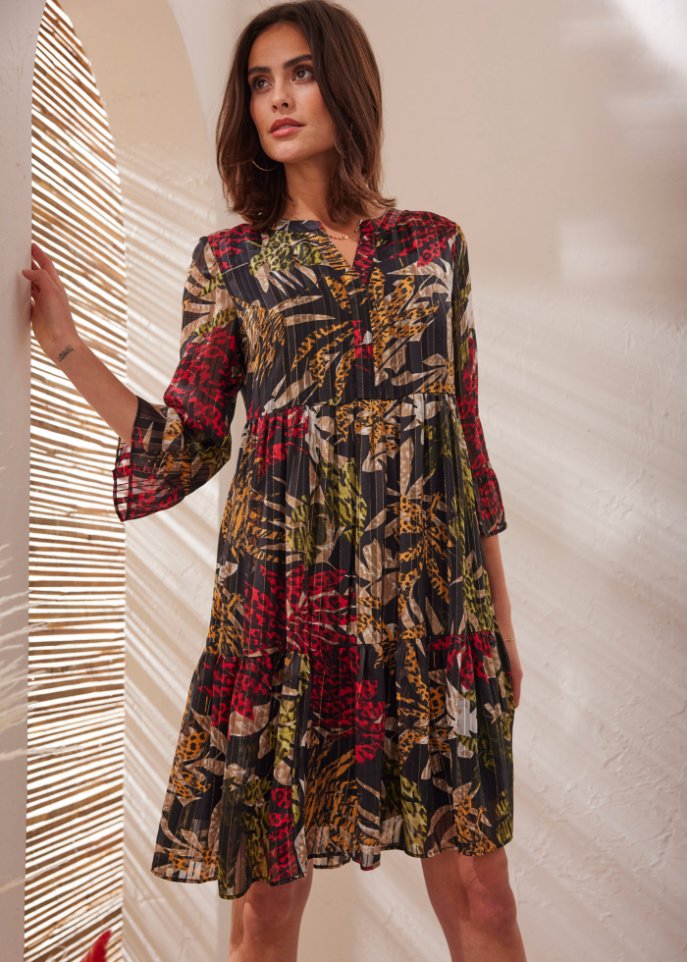 Kleid mit floralem Muster