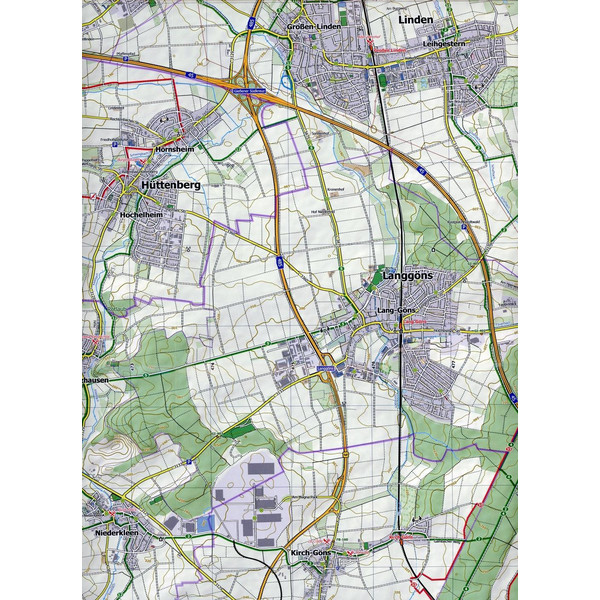 Hintertaunus Ost 1 : 25 000, Blatt 47-559 - Wanderkarte