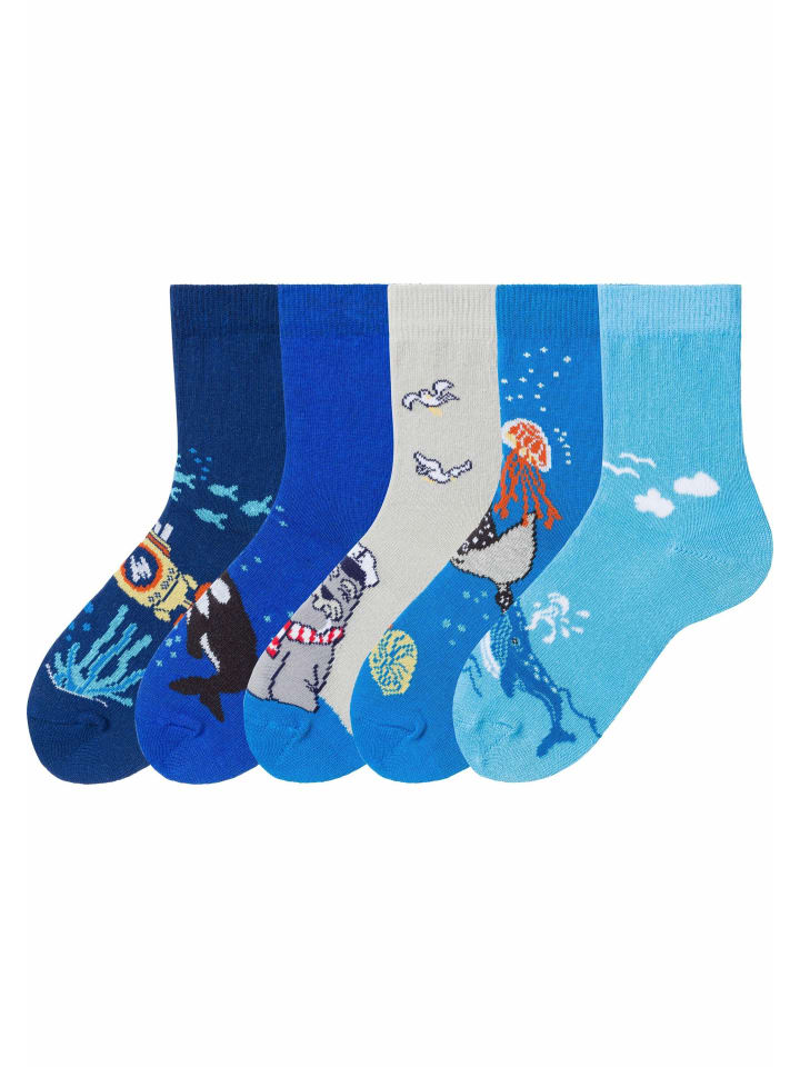 ARIZONA Socken in 5x bunt-gemustert günstig kaufen 27-30