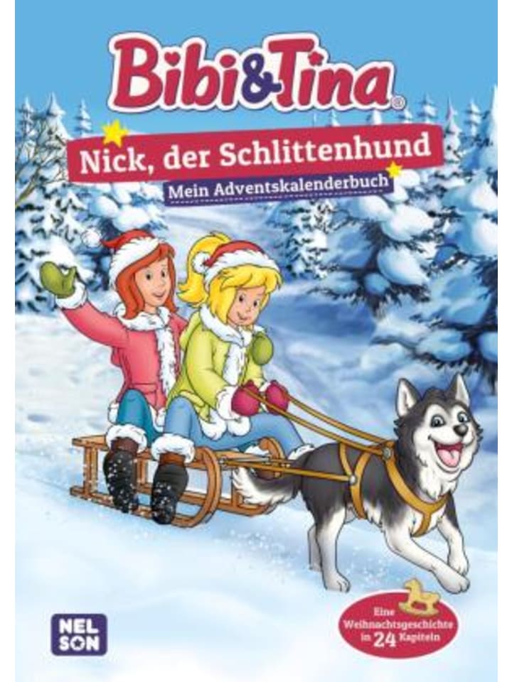 Nelson Buch - Bibi & Tina: Nick, der Schlittenhund: Mein Adventskalenderbuch günstig kaufen onesize