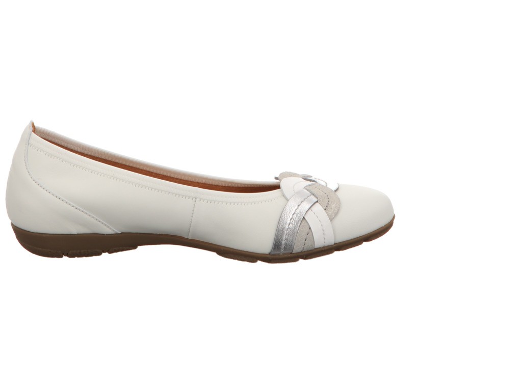 GABOR Ballerinas silber Gabor Fashion sportliche Ballerinas 44.1