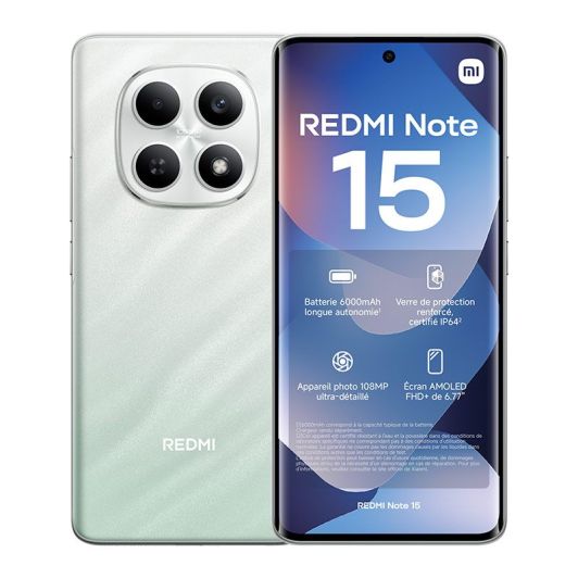 Smartphone XIAOMI Redmi Note 15 4G 256GB Groen   Hoesje