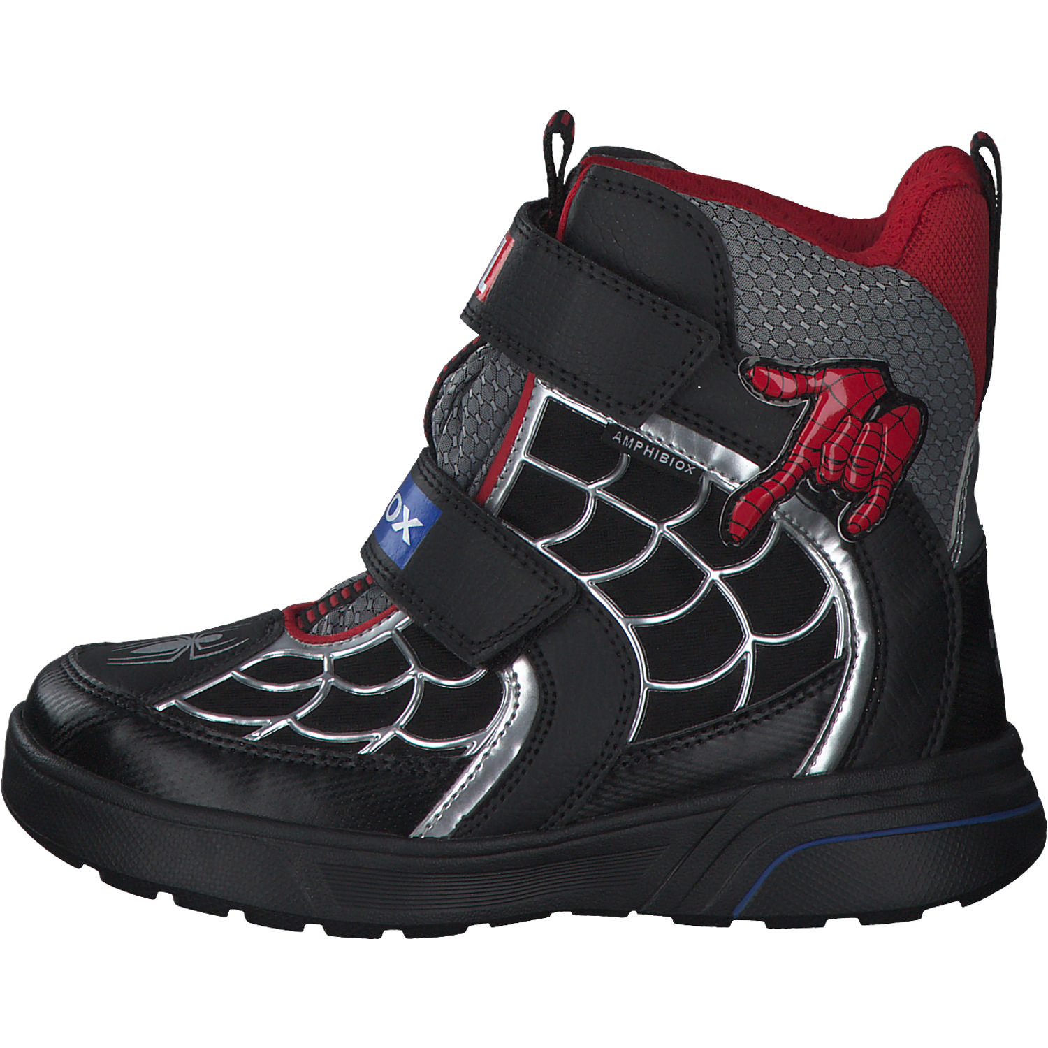 Geox J267UA, Stiefeletten (Kinder), Kinder, BLACK/RED