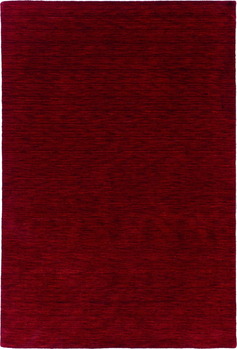 Handloom aus Indien Nonza Bordüre Rot 70 x 140 cm