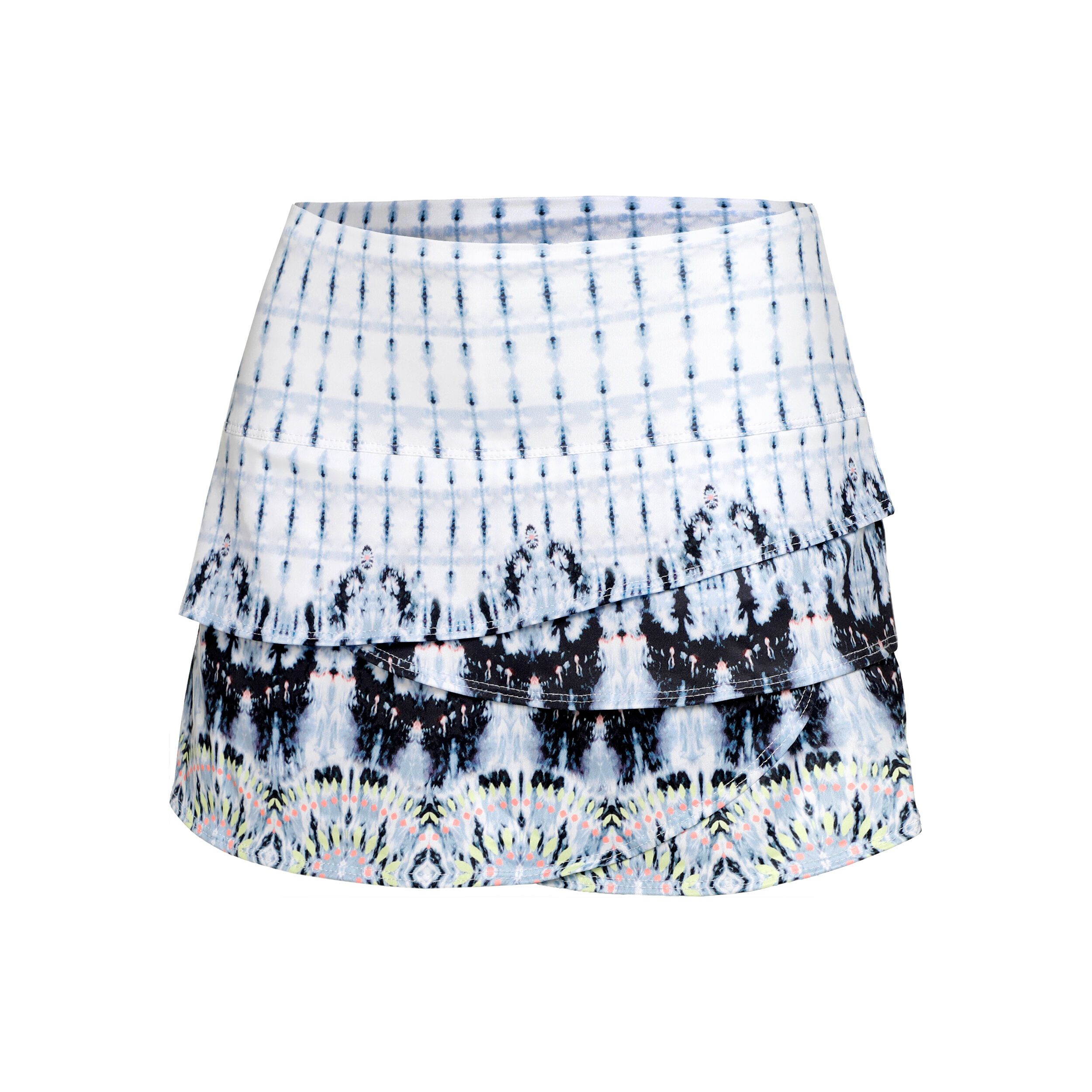 Tye Dye Groove Rock Damen - Weiß, Blau