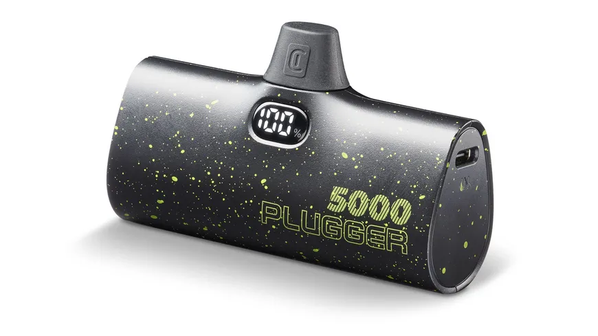 Cellularline Power Bank PLUGGER 5000 Black