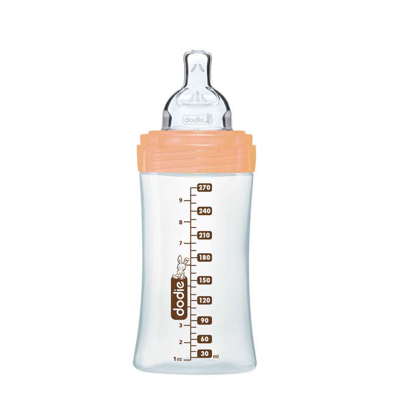 Biberon en verre 0-6 mois 270 ml anti colique Biche Dodie