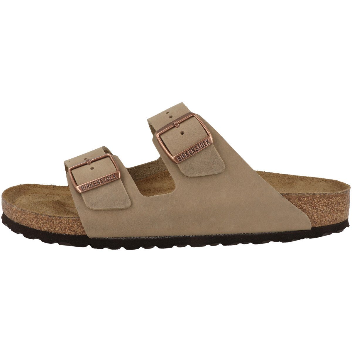 Birkenstock Arizona geöltes Nubukleder schmal Sandale Schnallen