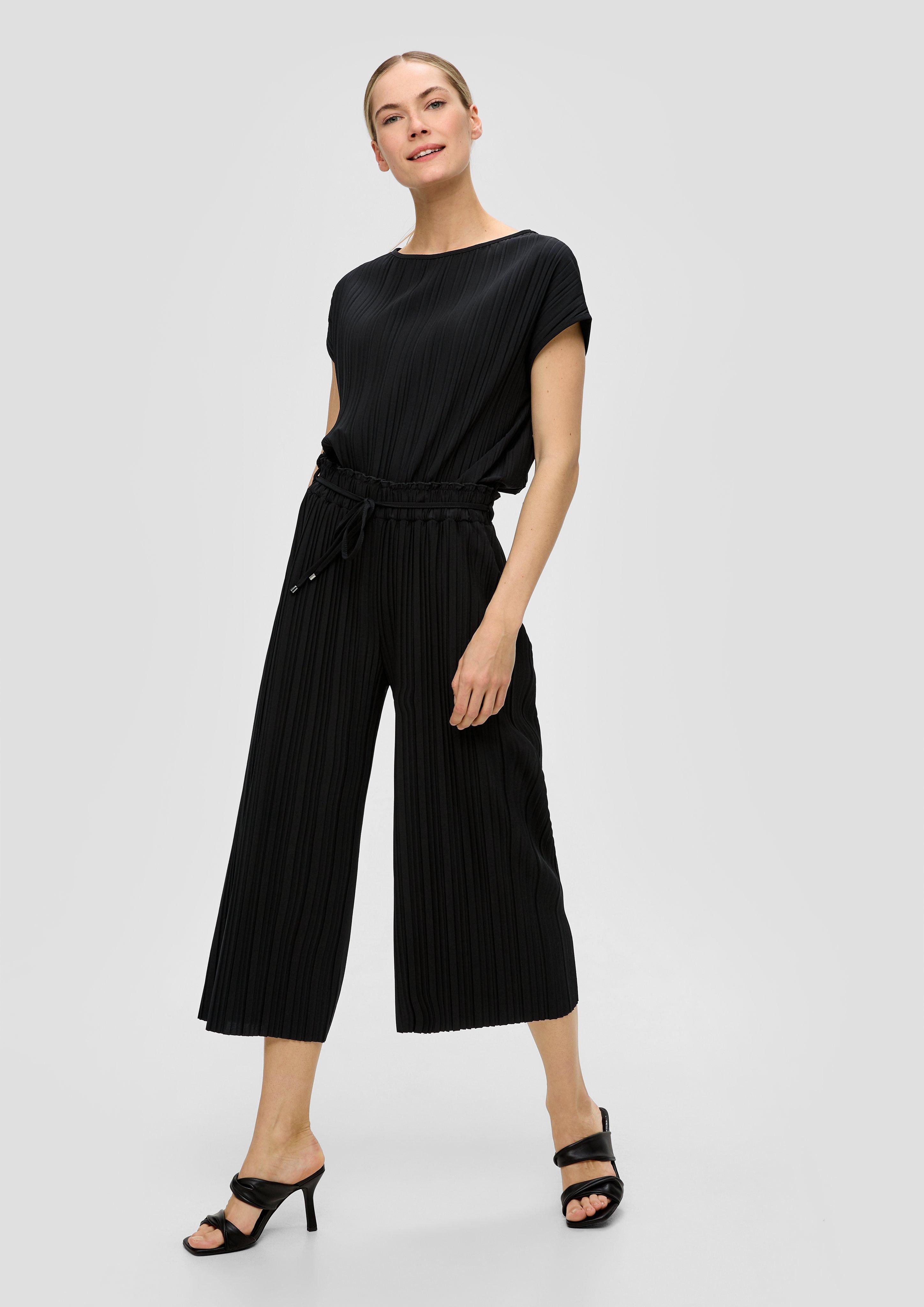 Plissierte Hose mit Wide Leg  2142551-9999