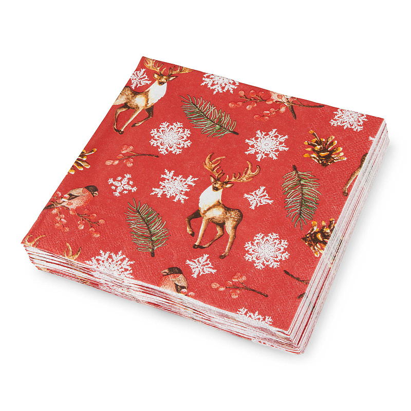 Vie Eco Servietter 20-pk 33x33 cm, julemotiv