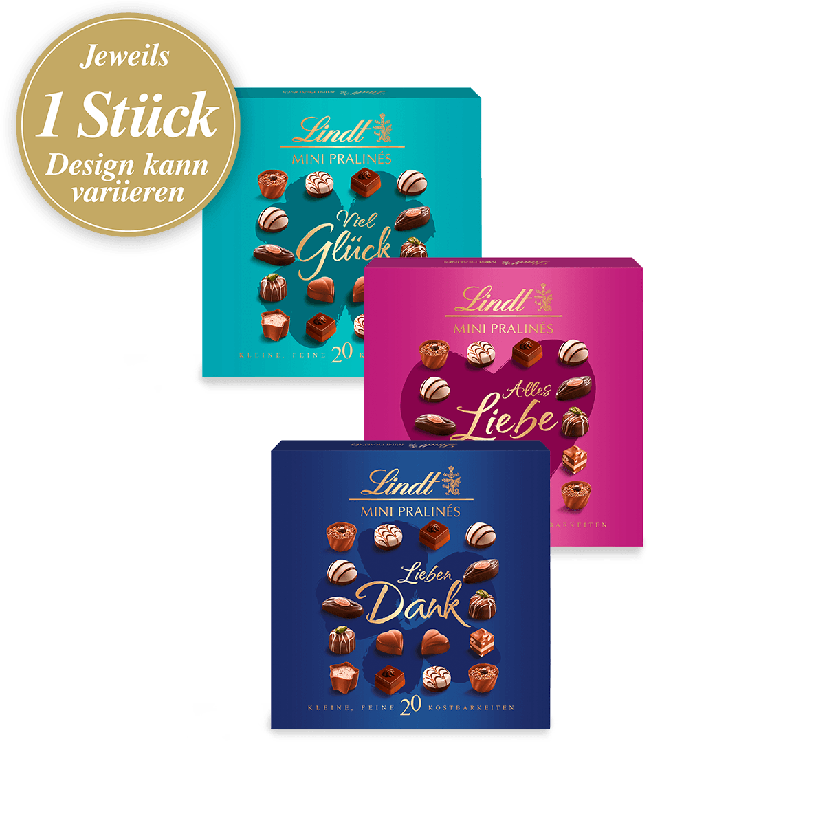 MINI PRALINÉS Emotionale Botschaften, 100g