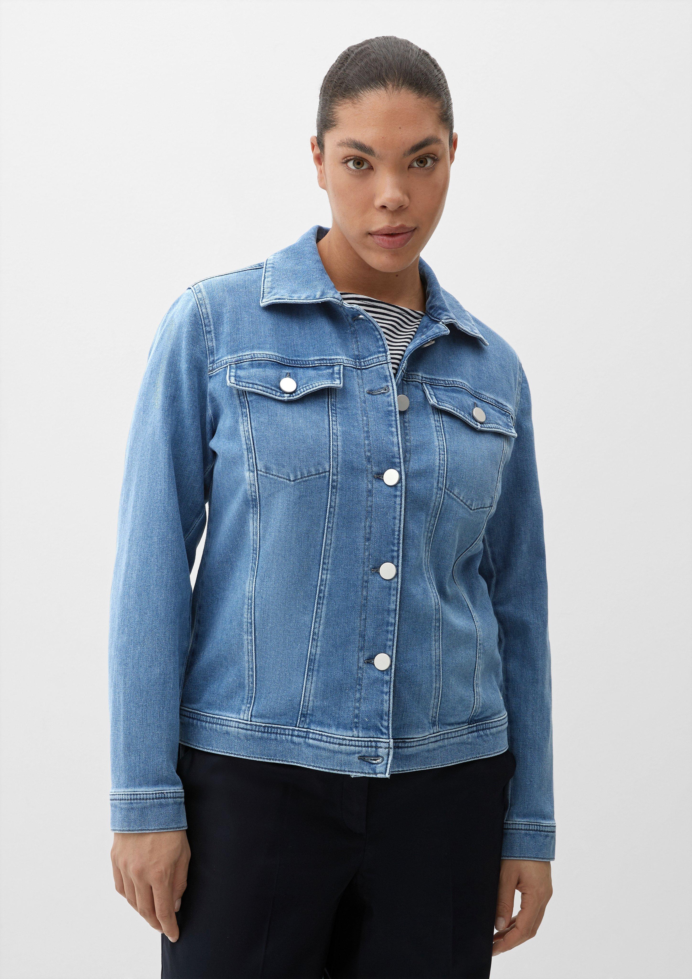 Jeansjacke mit Waschung  2129010-57Z4