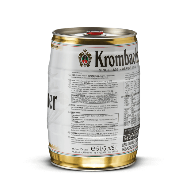Mini-fût Krombacher Pils 5L