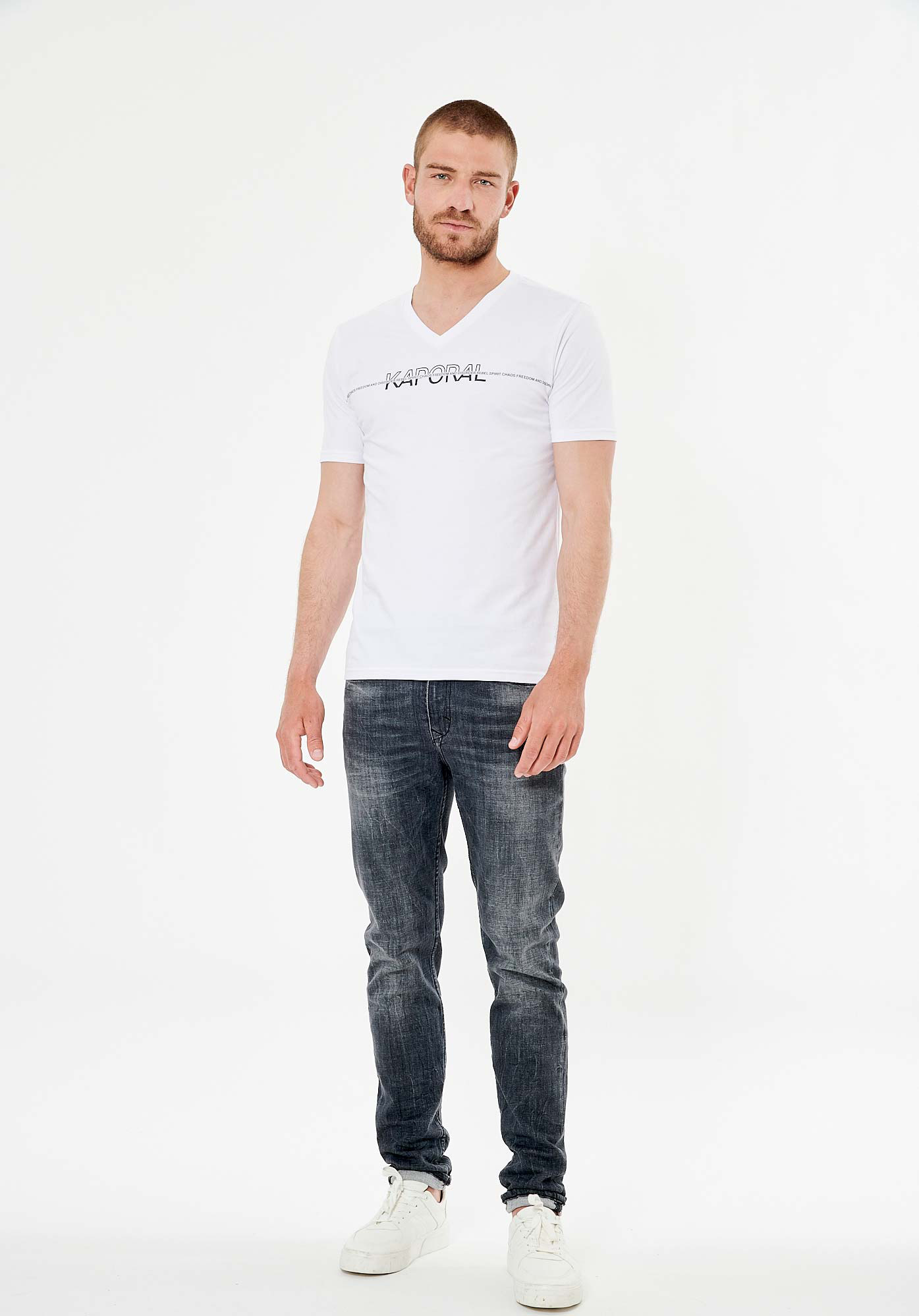 RUPER  T-shirt blanc homme