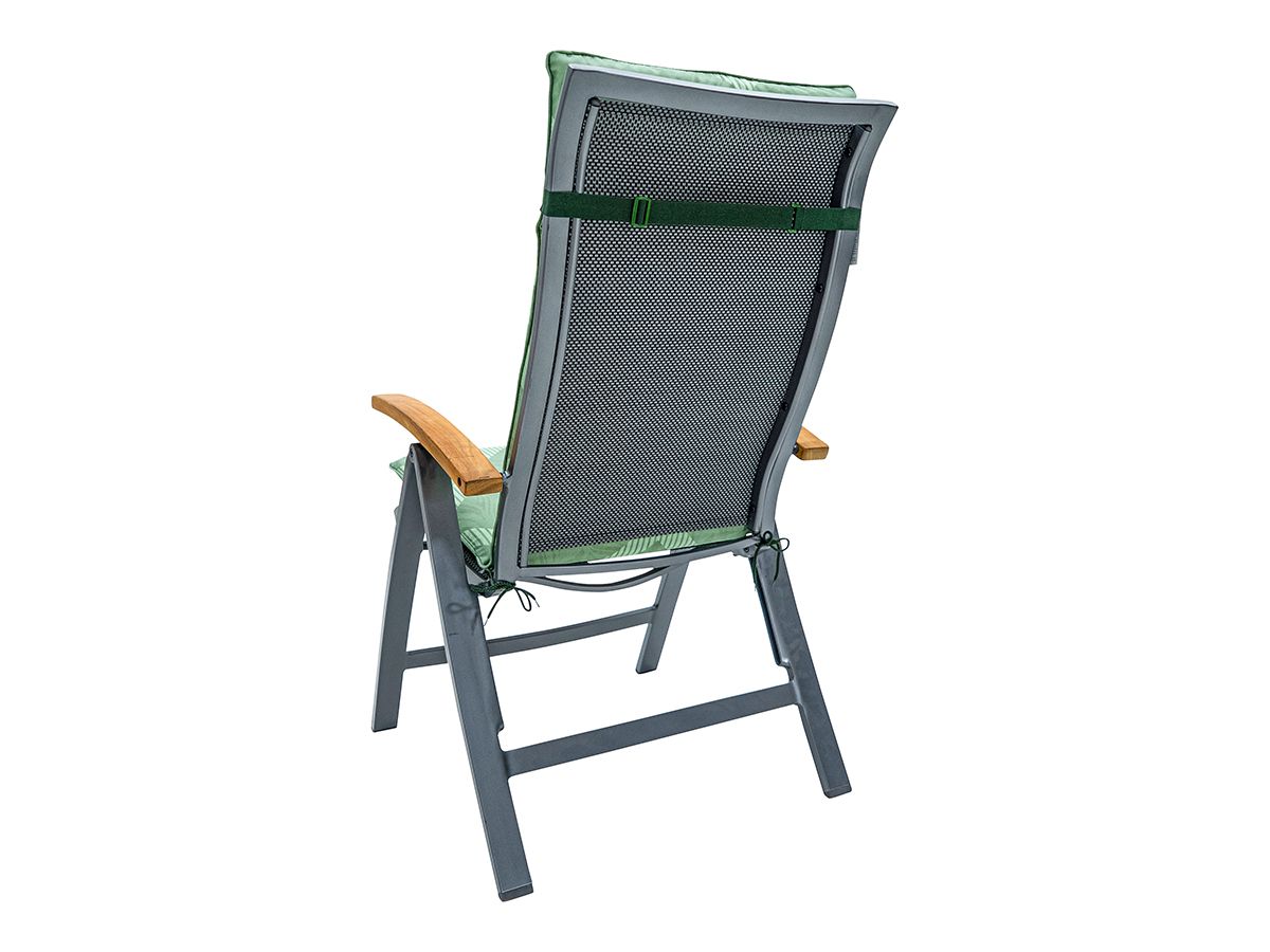 Madison Demi Green 120 x 50 Gartenstuhlkissen mit hoher Rückenlehne
