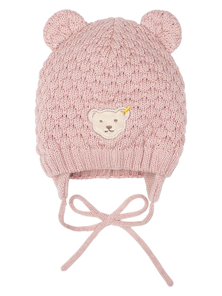 Steiff Bommelmütze in Rosa günstig kaufen