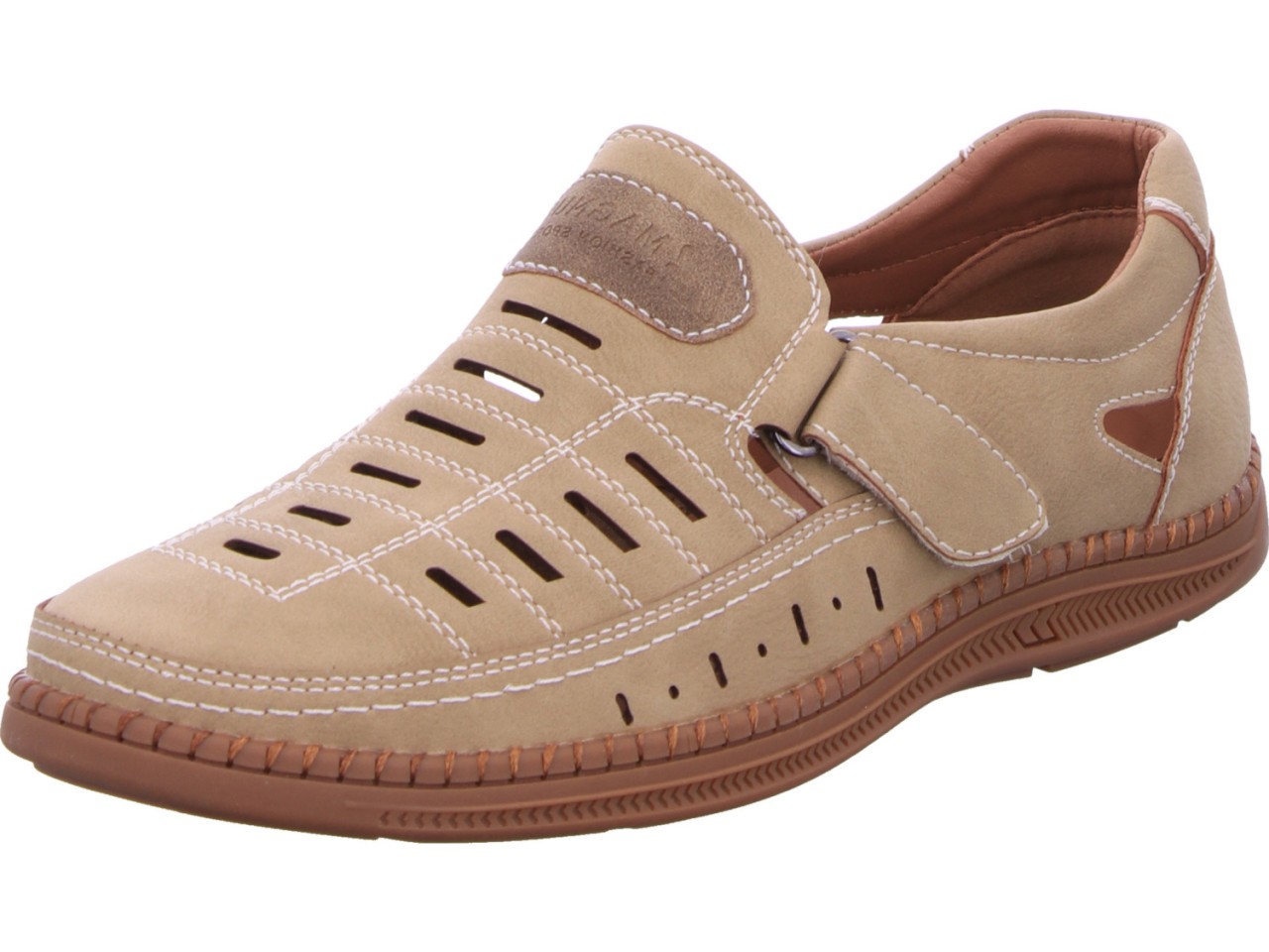 DIVERSE Sportliche Slipper beige