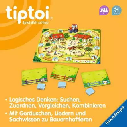 tiptoi® Rätselspaß auf dem Bauernhof - Lernspiel ab 3 Jahren