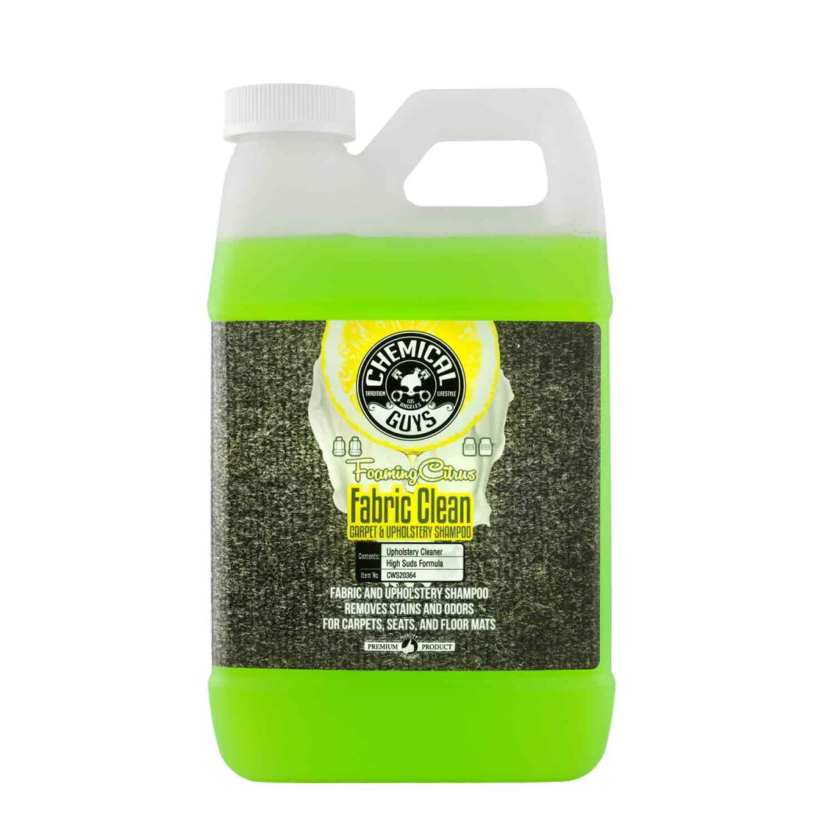 Chemical Guys Foaming Citrus Fabric Clean Teppich- & Polsterreiniger 3,79L