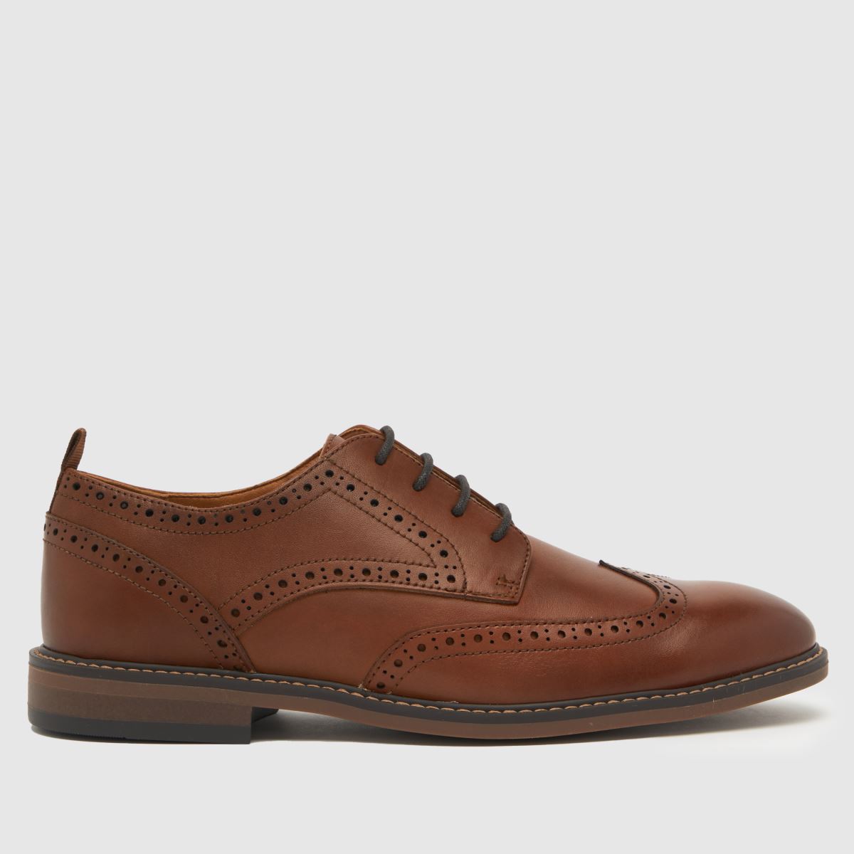 Schuh Rafe – Bruna brogueskor i läder