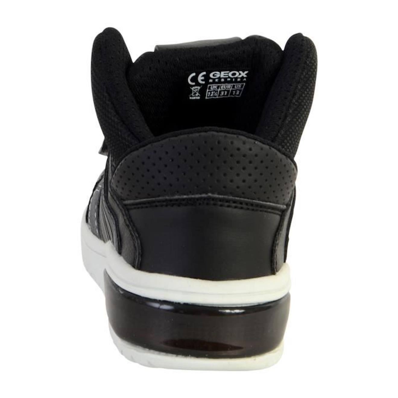 Basket Geox Enfant J Xled BA noir