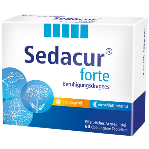 SEDACUR forte Beruhigungsdragees  60 St  Tabletten, überzogen