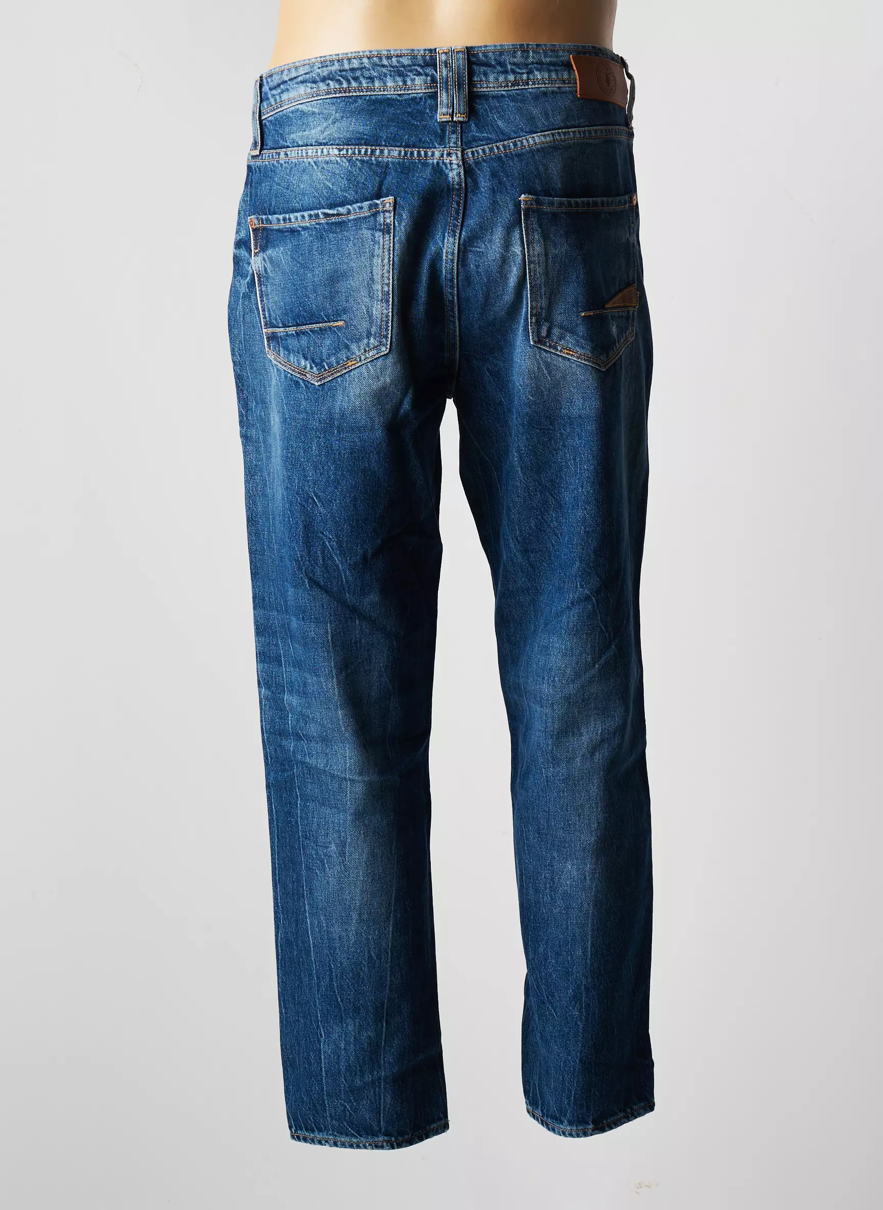 Le Temps Des Cerises Jeans Coupe Slim Homme couleur bleu